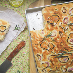 Onion Rosemary Focaccia