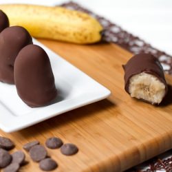 Chocolate Covered Frozen Bananas