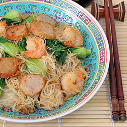 Fried Beehoon with Shrimp