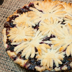 Blueberry Goat Cheese Pie