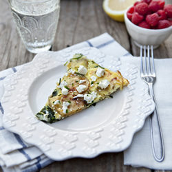 Roasted Potato and Spinach Frittata