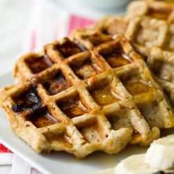 Banana Bread Waffles