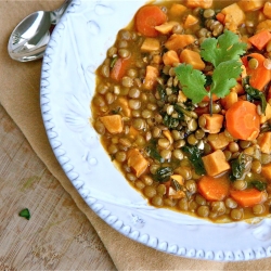 Tandoori Lentils and Sweet Potatoes