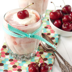 Cherry-Rhubarb Fool