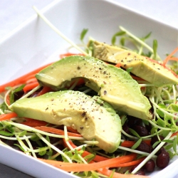 Sweet Pea Sprout Salad