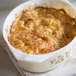 Potato & Fiddlehead Gratin