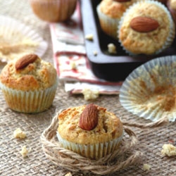 Orange Almond Poppy Seeds Muffin