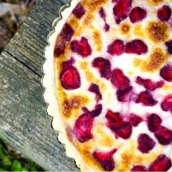 Strawberry Caprese Tart