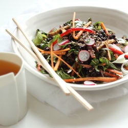 Black Rice Spring Salad