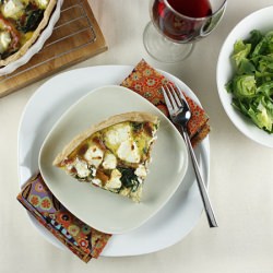 Swiss Chard & Goat Cheese Tart