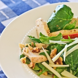 Chicken-Comté Salad w/ Apples