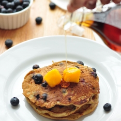 Blueberry Buckwheat Pancake