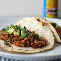 Chorizo, Potato, and Mushroom Tacos