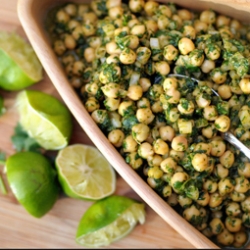 Cilantro Lime Chickpea Salad