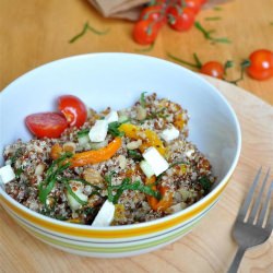 Quinoa, Mint and Peppers Salad