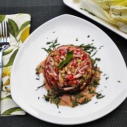 Strawberry Radish Tartare