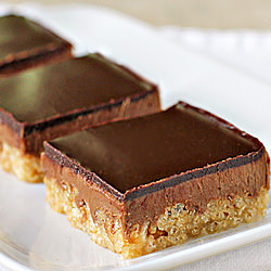 Chocolate Peanut Butter Crispy Bars