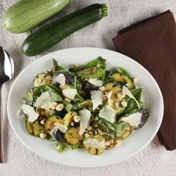 Zucchini and Hazelnut Salad