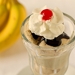 Roasted Banana Ice Cream