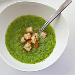 Green Gazpacho & Spicy Croutons