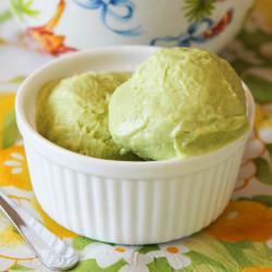 Vanilla Avocado Banana Ice Cream