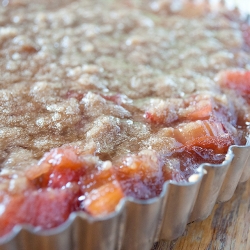 Brown Sugar Rhubarb Tart