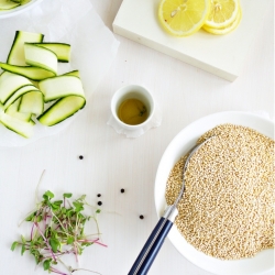 Quinoa, Courgette & Micro Green