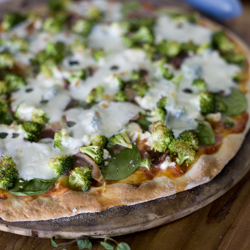 Prosciutto Broccoli & Spinach Pizza