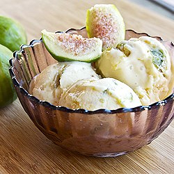 Mascarpone Ice Cream w/ Figs