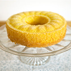 Elegant Saffron Biscuit Cake