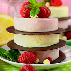 Raspberry Lemon Mousse Napeleons