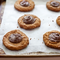 GF Peanut Butter Nutella Cookies