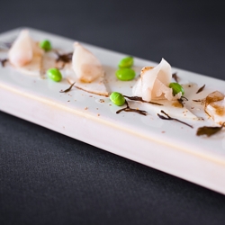 Smoked Hamachi Crudo