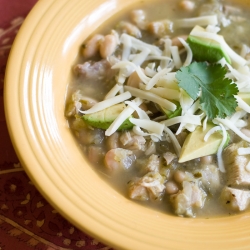 Chicken Chili Verde with Beans