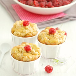 Banana and Raspberry Muffins