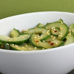 Sesame-Soy Cucumber Salad