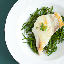 Pan-Fried Haddock with Samphire