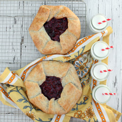 Cherry and Raspberry Galette