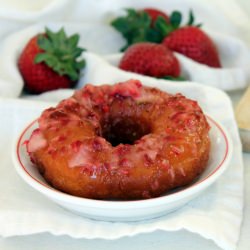 Fresh Strawberry Donuts