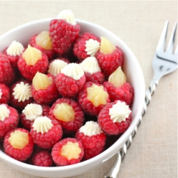 Raspberry Cheesecake Bites