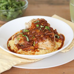 Italian BBQ Chicken w/ Polenta