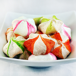 Multicolored Meringues