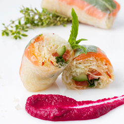 Watermelon Spring Rolls