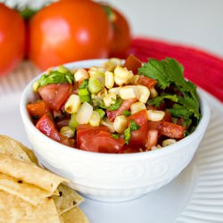 Grilled Corn Salsa