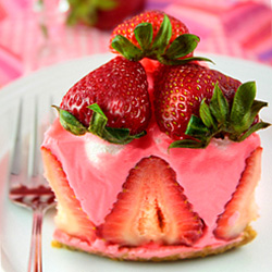 Strawberry, Marshmallow Mousse Cake