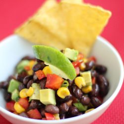 Roasted Corn, Black Bean Salsa