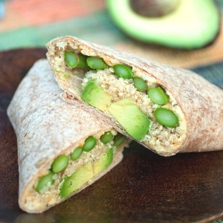 Quinoa Asparagus Wraps