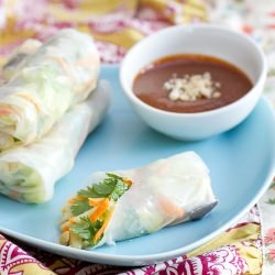 Simple Fresh Spring Rolls