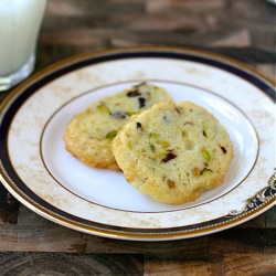 Pistachio Cherry Cookies