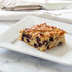 Goat Cheese Blondies w/ Chocolate